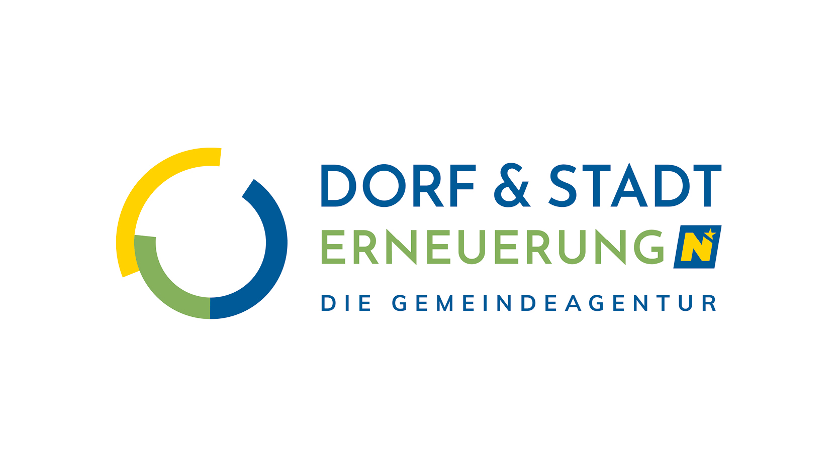Logo und Link zur NÖ Dorf- & Stadterneuerung
